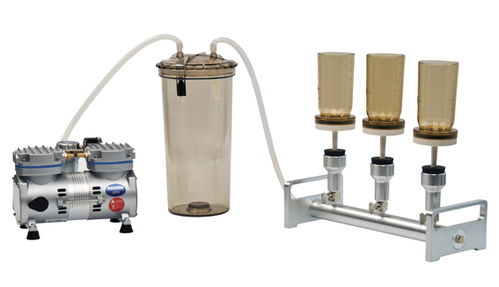 多聯(lián)抽濾套裝biovac321a 鋁制三聯(lián)換膜過濾器 三孔過濾器